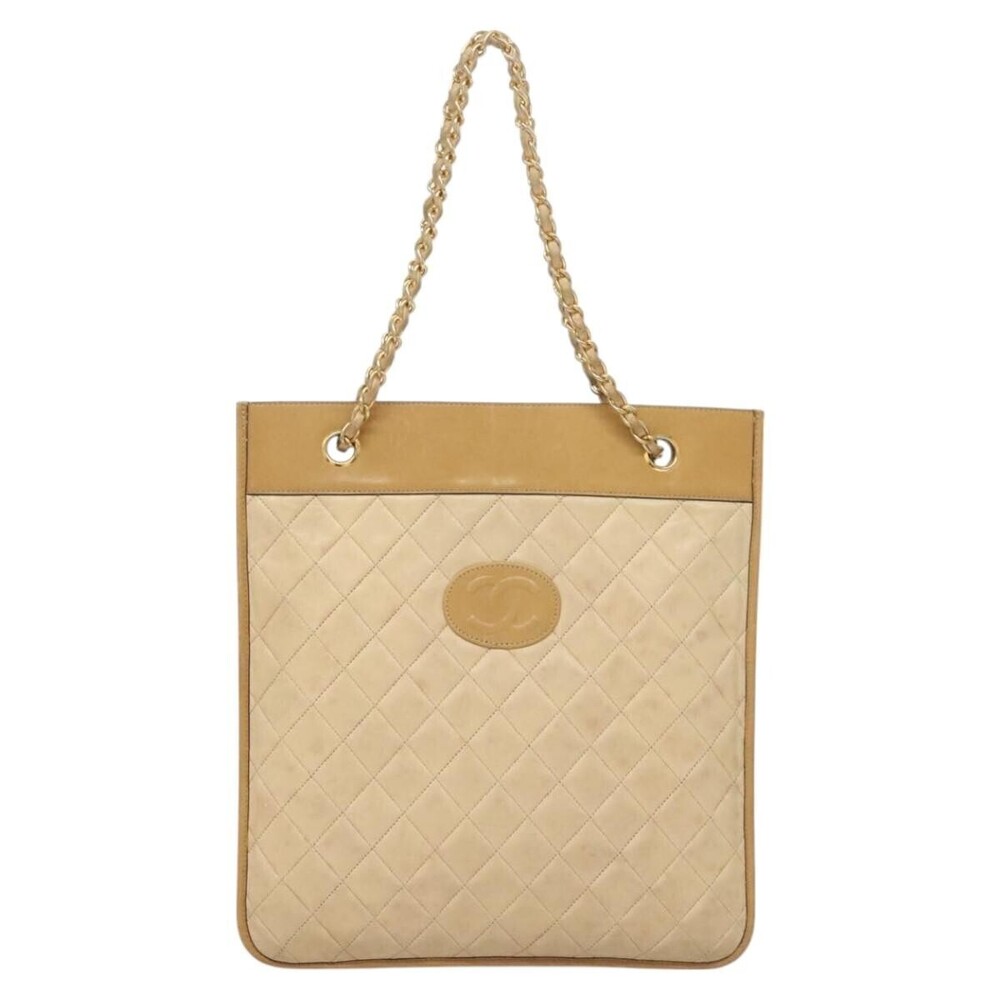 Chanel Chain Handle Leather